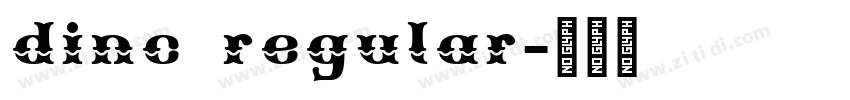 dinc regular字体转换